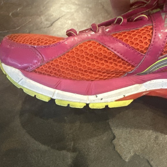 Asics Womens GT 2000 Orange Running Shoes Sneakers Size 9.5 - Picture 10 of 16